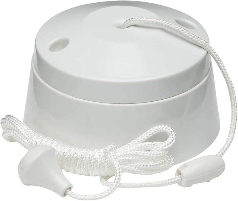 Knightsbridge SN8300 2-Way Pull Cord Switch 10A Bathroom Lighting
