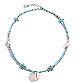 FFLaiwah Shell Necklace For Women Layered Seashell Necklace Natural Seashell Necklaces Conch Pendant Boho Beach Summer Jewelry Gifts