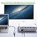 Capshi 4K Mini DisplayPort to HDMI Adapter, Thunderbolt to HDMI Adapter [Smart,Aluminum Shell] Mini DisplayPort to HDMI for MacBook air/Pro,Surface Pro/Dock/Book, Monitor, HDTV,Projector, More