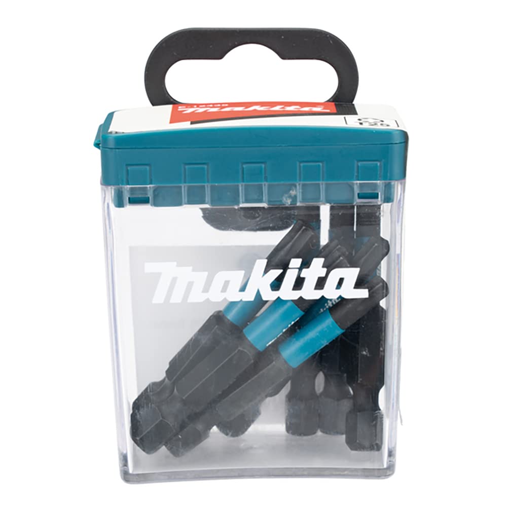Makita E-12435 Impact Black T25-50 E-Form Flip Top Case 10 Pieces