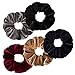 Scrunchies for Women Neutral Velvet Scrunchies for Hair Jaciya Elastic Thick Scrunchy Hair Bands Ties Bobbles Ponytail Holder Hair Accessories