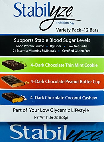 Stabilyze Low GI Nutrition Bar Variety Pack