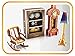 Top Race DIY, Doll House Decor, Living Room, Bath Room, Kids Room, Reading Room, Doll House Furniture (91 Pieces)