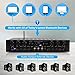 Wireless Home Audio Amplifier System-Bluetooth Compatible Sound Stereo Receiver Amp – 6 Channel 600Watt Power, Digital LCD, Headphone Jack, 1/4” Microphone in USB SD AUX RCA FM Radio-Pyle PTA66BT.5thumb 3
