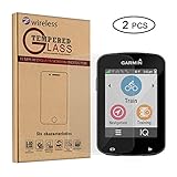Garmin Edge 820 Screen Protector Glass,Zwirelz Garmin Edge 820 Tempered Glass Screen Protector for Garmin Edge 820-9H Hardness/Crystal Clear/Anti-Bubble(2-Pack)