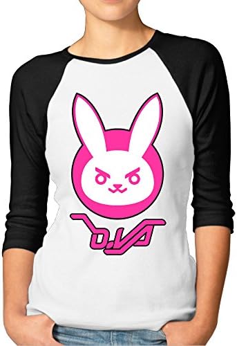 JXMD Women's Overwatch Rabbit Shirt Black Size M