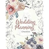 My Wedding Planning Checklist: Floral Vintage Style Wedding Planner Book and Organizer, Engagement Gift for Bride and Groom