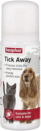 Beaphar Tick Away Spray 50ml for Cats & Dogs Tick Removal Non Toxic