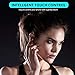 Wireless Earbuds Mijiaer Bluetooth 5.0 True Wireless Earbuds Touch Control Stereo Bass Air Buds Headphones Earbuds with Charging Case Airbuds Compatible for Phone(4Hrs Playtime, Built-in Mic)
