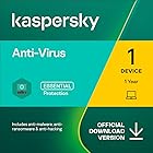 Kaspersky Anti-Virus 2022 | 1 Device | 1 Year | PC | Online Code