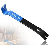 SHALL 15'' Flat Pry Bar, Heavy-Duty Nail Puller Crowbar, High-Carbon Steel Utility Claw Bar, Wonder Bar, Corrosion Resistant Nail Remover Pry Tool for Baseboard Removal, Home Remolding &amp; Woodworking