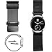 20mm Magnetic Milanese Loop Stainless Steel Magnet Watch Band For Withings Steel HR (40mm Case - 20mm Strap) 2016 (Magnetic Black)