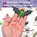 FansArriche 45 Pcs Fake Bugs Toy Mini Realistic Insects Toys for Kids, with Plastic tweezers,Educational Toy Kids, Toddlers, Boys, Girls
