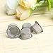 Hongjintian 5pcs 0.5Inch Diameter Crystal Tobacco Pipe Stainless Steel Mental Screen Filters for Crystal Smoking Pipes Use