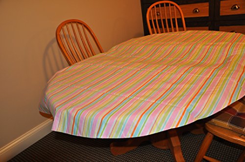 image for Covers For The Home Stitched Edge Flannel Backed Vinyl Tablecloth EAST