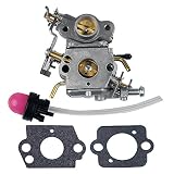 Hipa [Include Carburetor Assy with Primer Bulb for Poulan P3314 P3314WS P3314WSA P3416 P3516 P3516PR P4018WM P4018WT PP4218 PPB4018 Chainsaw # 545070601 545040701 ZAMA W-26 C1M-W26