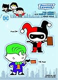 DC Comics ST DCCB JKHQ Chibi Justice League Joker & Harley Quinn Duo Car Window Decal