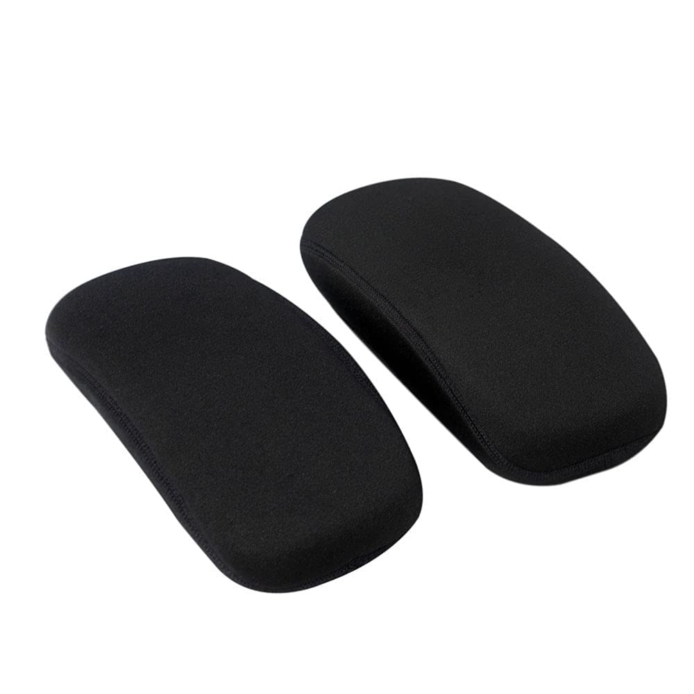 GT OMEGA Armrest Pads (2 pcs) - with Dual-Layered Memory Foam Core, Fits Gaming Chairs, Easy to Use