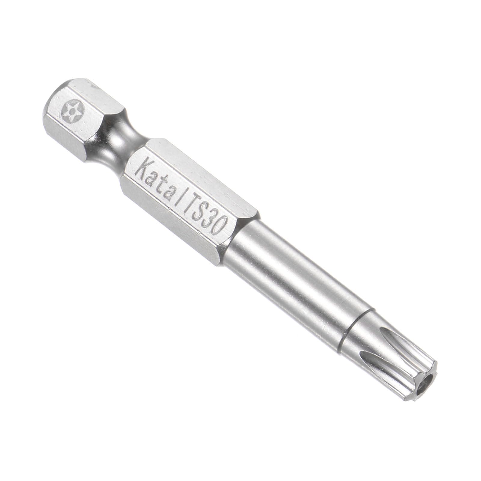 CoCud Magnetic Torx Bits, T30 Head 1/4" Hex Shank 2" Length, S2 Steel 5 Point Tamper Proof Star Screwdriver Bits - (Applications: for Electric Screwdrivers), 1-Piece