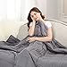 BUZIO Weighted Blanket (20 lbs for 150-200 lbs Persons, Queen Size) Heavy Blanket for Adults, 60” x 80”,Grey