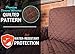 Penatline Leather Sofa Cover - Leather Couch Cover - Leather Sofa Slipcover - Leather Couch Slipcover - Leather Couch Protector - Leather Sofa Protector - Anti Slip Cover - Antislip Cover