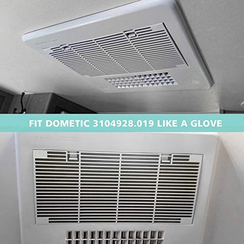 Seven Sparta RV A/C Ducted Air Grille for Dometic 3104928.019 with 2 Filters, DuoTherm Replace