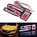 Tacraft SI-LED LED SI S-I Grill Grille Kidney 3D Red LED Logo Emblem Badge For Honda Civic Accord S2000 SPIRIOR LED