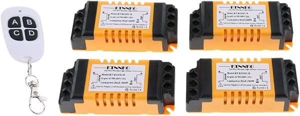 AC 90V 260V 1CH Interruptor de Luz Lmpara RF Control Remoto Inalmbrico LED Bombilla 433 Mhz Smart Home