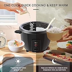 Mishcdea Small Rice Cooker 3 Cups