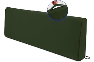 ROFIELTY Outdoor Bench Cushions.42x16 Inch Patio Furniture Cushions Seat Cushion/Back Cushion Dual Purpose,Outdoor Loveseat Cushions for Patio Garden Outdoor Benches (42x16, Army Green)