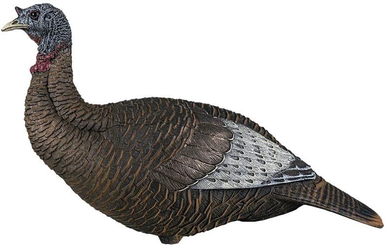 Flextone Hunting Lightweight Ultra Realistic Lifelike Outdoor One Piece Thunder Chicken Upright Hen Turkey Decoy