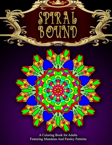 SPIRAL BOUND MANDALA COLORING BOOK - Vol.10: women coloring books for adults (Volume 10)
