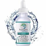 Korean Hyaluronic Acid Serum for Face + Vitamin C Vitamin E - Advanced Korean Beauty formula Anti Aging Anti Wrinkle for hydration Natural Organic Vegan Paraben free Best Natures Lab Brand