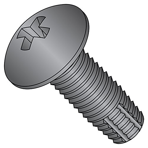 type screw forming thread f Cutting Truss Head Thread Screw, Plated, Zinc Steel Black