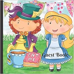 Guest Book Beautiful Tea Party Guest Book With Picture Pages To