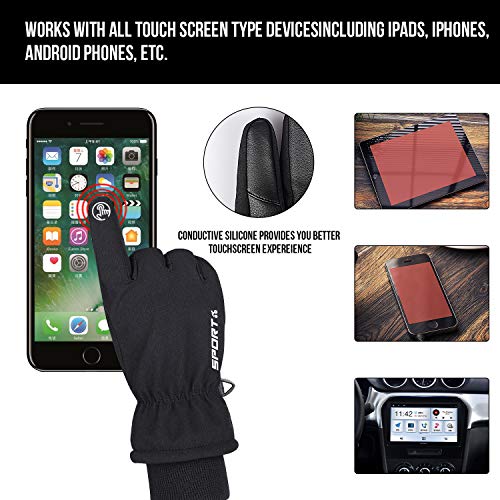 Cevapro -30℉ Winter Gloves Touchscreen Gloves Thermal Gloves for Running
