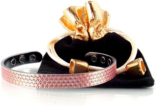 Luxury Copper Magnetic Bracelet For Men &amp; Women-Magnetic Therapy, Jewelry For The Aid of Joint Pain, Health-Perfect Gift For Your Anniversary-Magnet Field Wristband Bangle