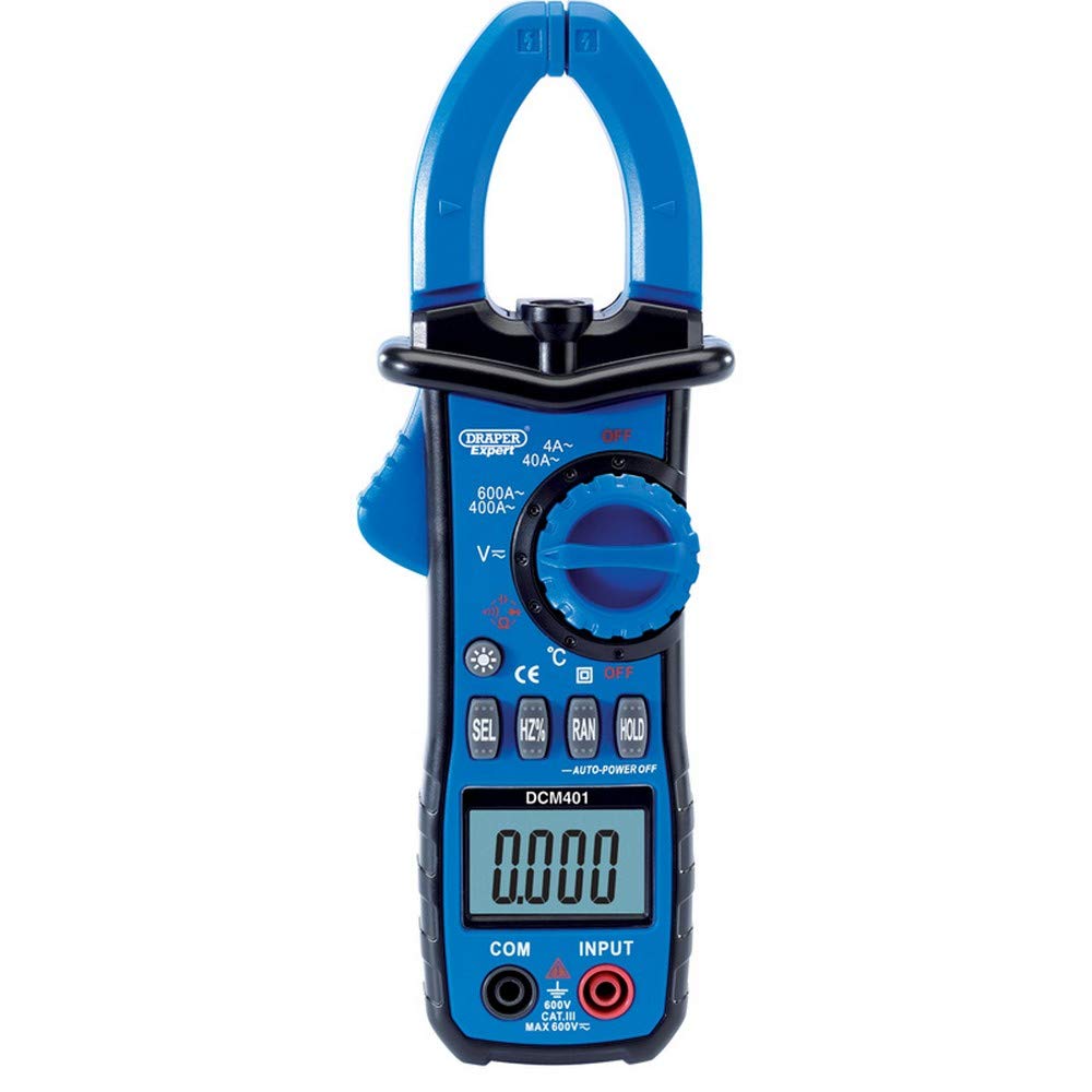 Draper 41911 Digital Clamp Meter (Auto and Manual-Ranging)