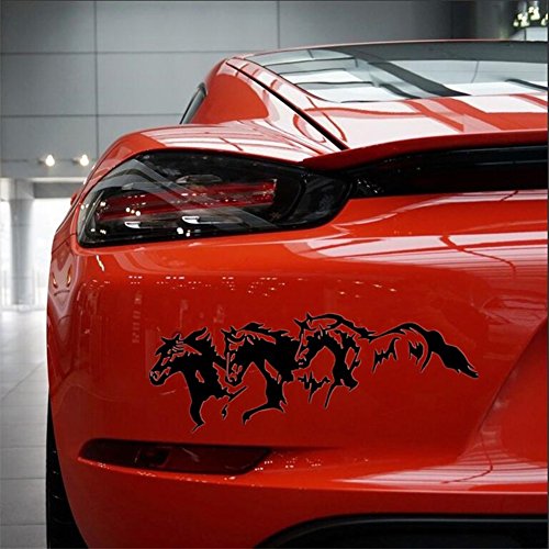 Finance Plan Big Promotion Running Horses Fashion Car Vehicle Self-Adhesive Sticker Waterproof Decal Decor - Thumbnail 4
