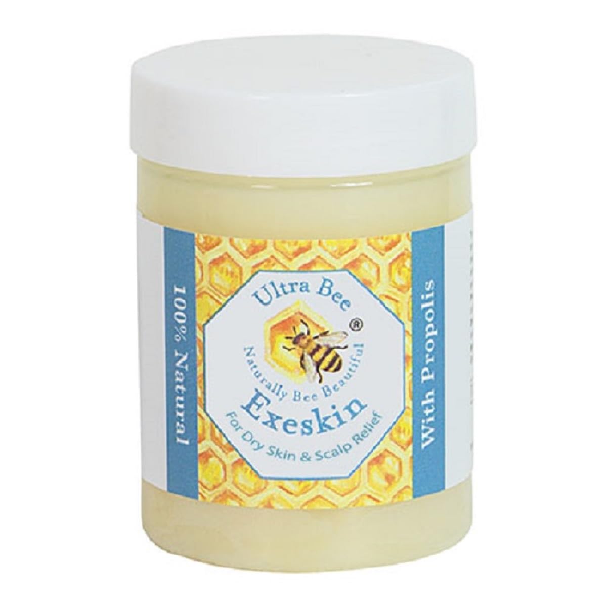Ultra Bee 100% Natural Exeskin Dry Itchy Skin and Scalp Balm Suitable for People Prone to Eczema, Psoriasis,Dermatitis.100ml