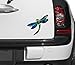 Dragonfly D3 - Stained Glass Style - Car Vinyl Decal - Yadda-Yadda Design Co. (5.75