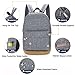 TINYAT Backpack Book Bag Travel Daypack Canvas Nylon