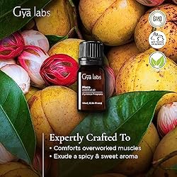 Gya Labs Mace Essential Oil - Sweet & Spicy Scent