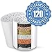 (2-pack) Eco Certified Multi-Stage Replacement Cartridge + Vitamin C, Remove Chlorine Toxin Metal, protect Hair Skin, Long Lasting, Fits All Similar Shower Filters AquaBliss AquaHomeGroup Aquasana