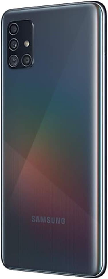 Samsung Galaxy A51 (SM-A515F/DS) Dual SIM 128GB, GSM Unlocked - Prism Crush Black: Electronics