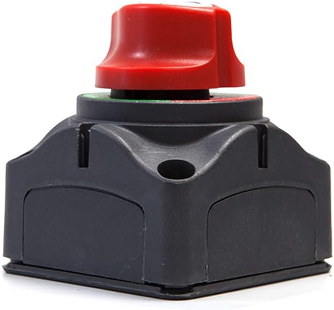 1-2-Both-Off Battery Switch 12V-60V Battery Disconnect Master Cut Shut Off for Marine Boat Car RV ATV Vehicle Heavy Duty Battery Isolator Switch: Automotive