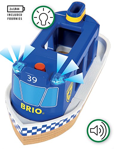 BRIO World 33820 - Polizeiboot mit Licht und Sound – Bild 3