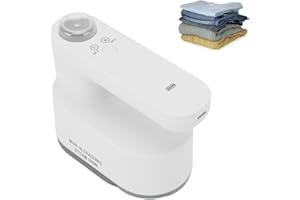 Portable Cordless Iron for Travel, 30 Second Fast Heating Mini Iron, 5200mAh, 2 Temperature Settings (140°F/160°F), Handheld 