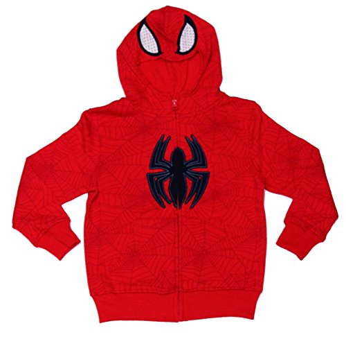 Marvel, DC Comics, Lego, TNMT Superhero Boys' Zip-Up Fleece Hoodie With Mesh Mask