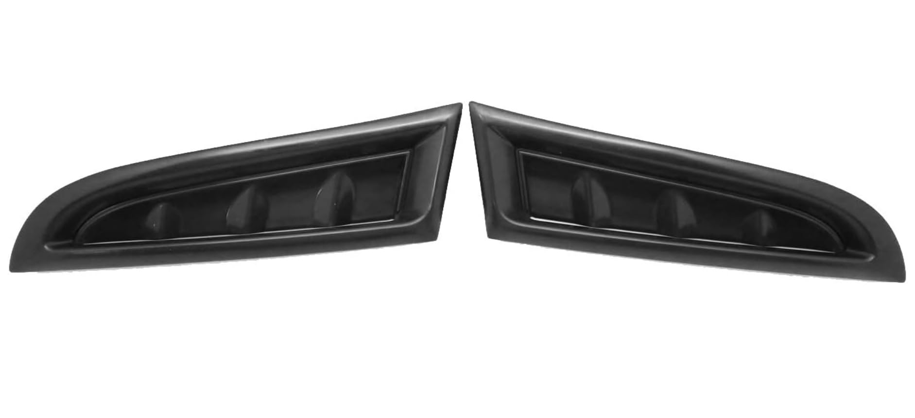Photo 1 of Exterior Accessories - Replacement Front Bumper Side Vent Covers RH+LH Compatible With 2006-2007 Impreza WRX STI, 06 07 STi GDF - Black Prime